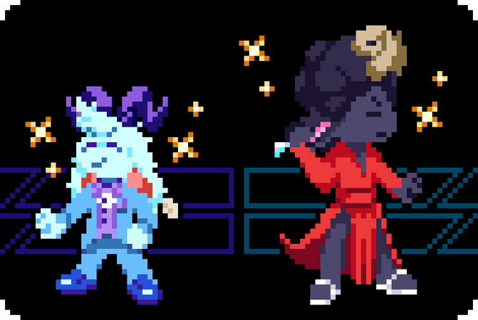 UT: SAVE OUR SOULS - ChristmAUs 2021 Kurrel and Rex Formal Poses